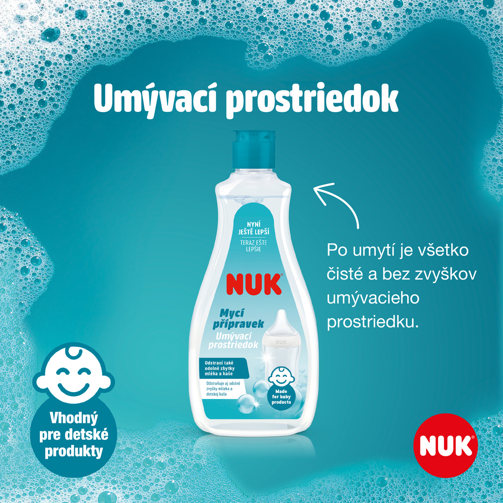 NUK Prostriedok na umývanie fliaš a cumlíkov 500 ml